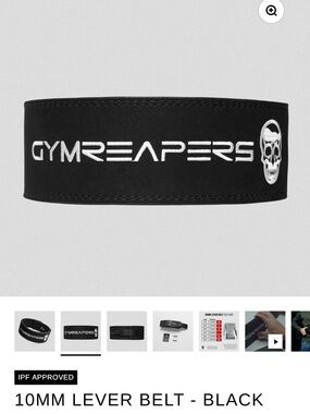Gymreapers 10mm Lever Belt - Black